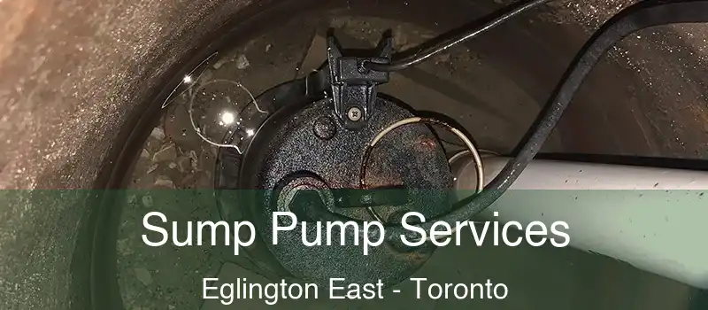 Sump Pump Services Eglington East - Toronto